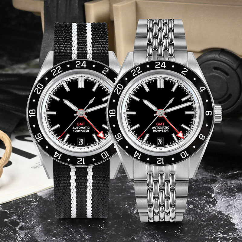 GMT Diving Watches, Custom Logo Dive Watch, Custom GMT Watch