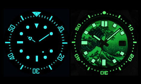 Luminous Materials in Dive Watches: Types and Key Differences
