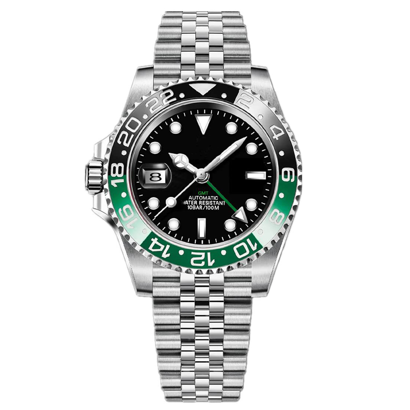 Jubilee Bracelet TMI NH34 GMT Watch Luxury Design Private Label Diving Watches