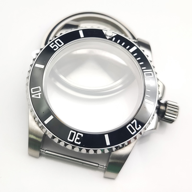 40mm Stainless Steel Diving Watch Case Fit NH35 NH36