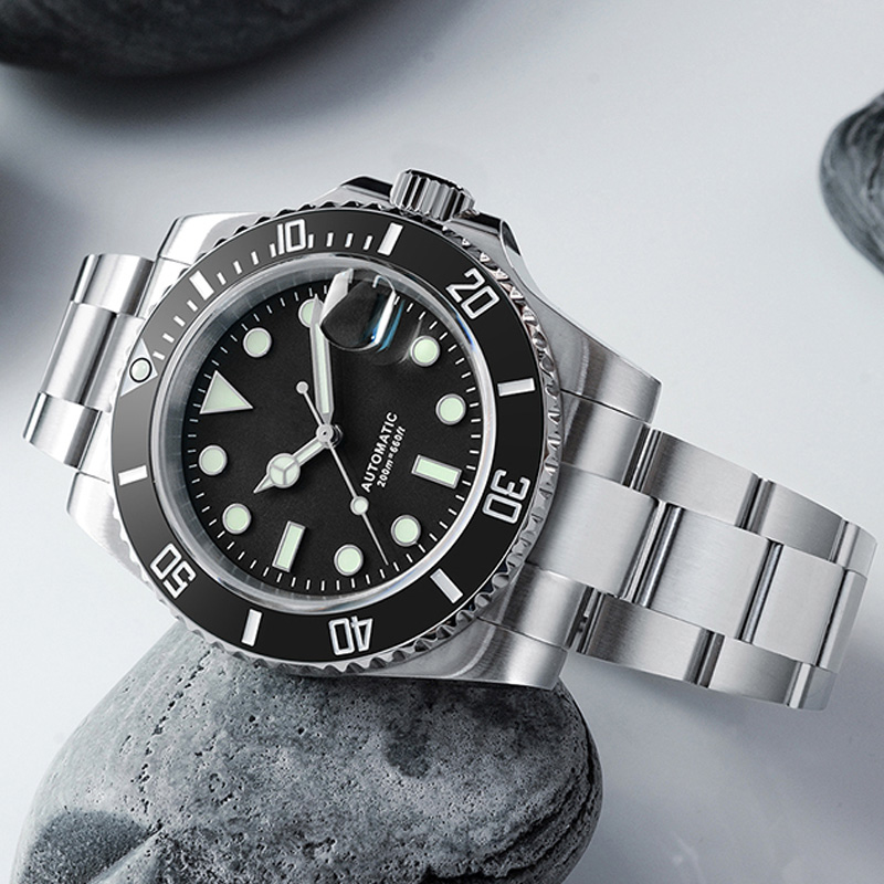 OEM Diving Watch 200m Waterproof Custom Logo Automatic Diver Watches