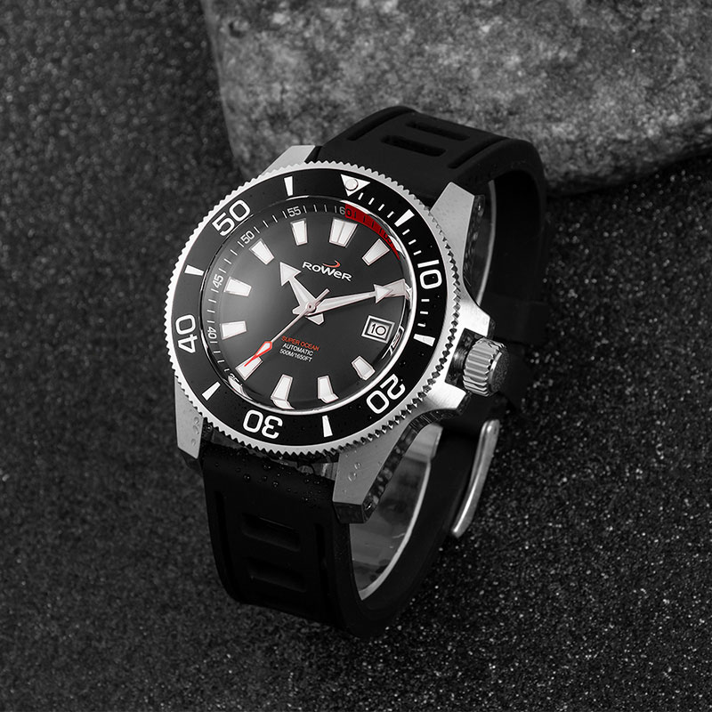 50 ATM Waterproof Super Luminous Custom Logo Automatic Diving Watch