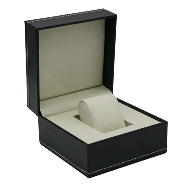High Quality Custom Logo Watch Packaging PU Leather Watch Box
